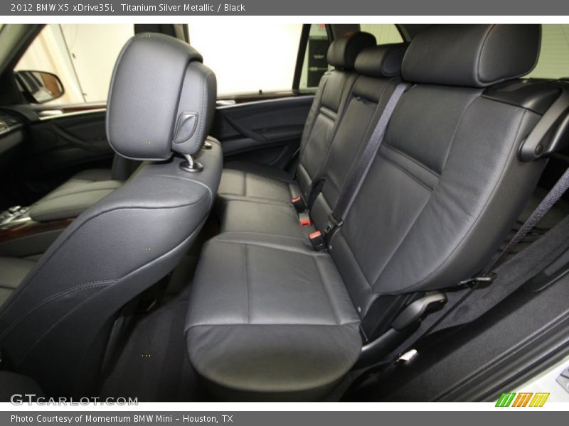Titanium Silver Metallic / Black 2012 BMW X5 xDrive35i