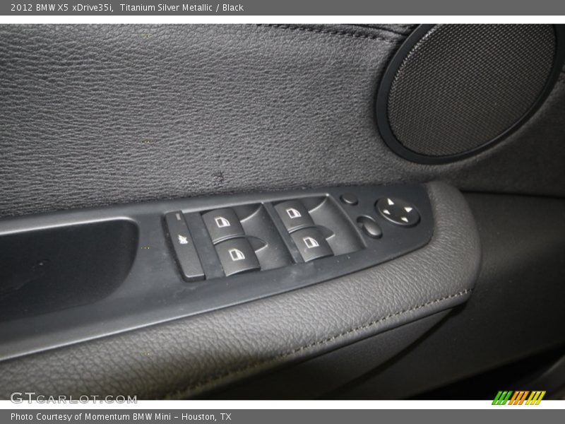 Titanium Silver Metallic / Black 2012 BMW X5 xDrive35i