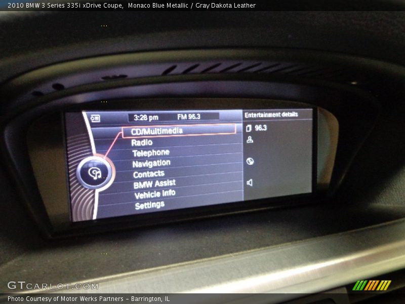 Monaco Blue Metallic / Gray Dakota Leather 2010 BMW 3 Series 335i xDrive Coupe
