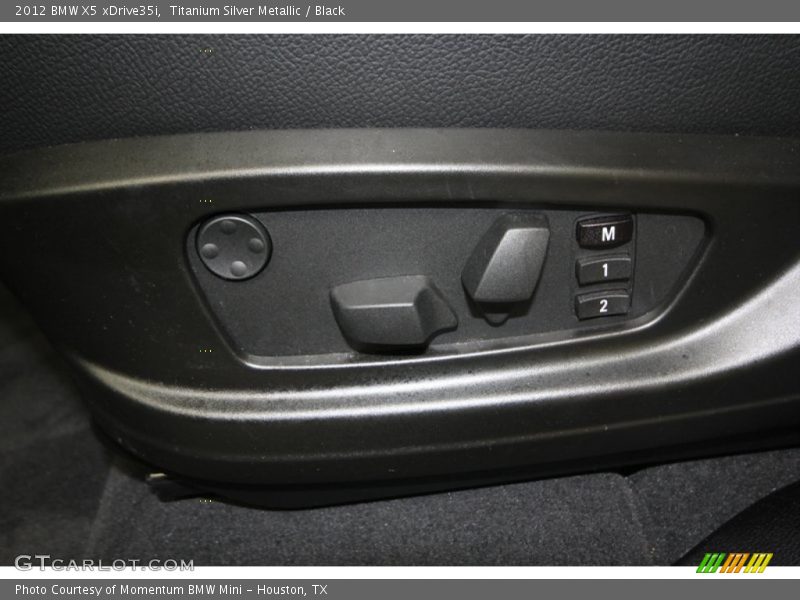 Titanium Silver Metallic / Black 2012 BMW X5 xDrive35i