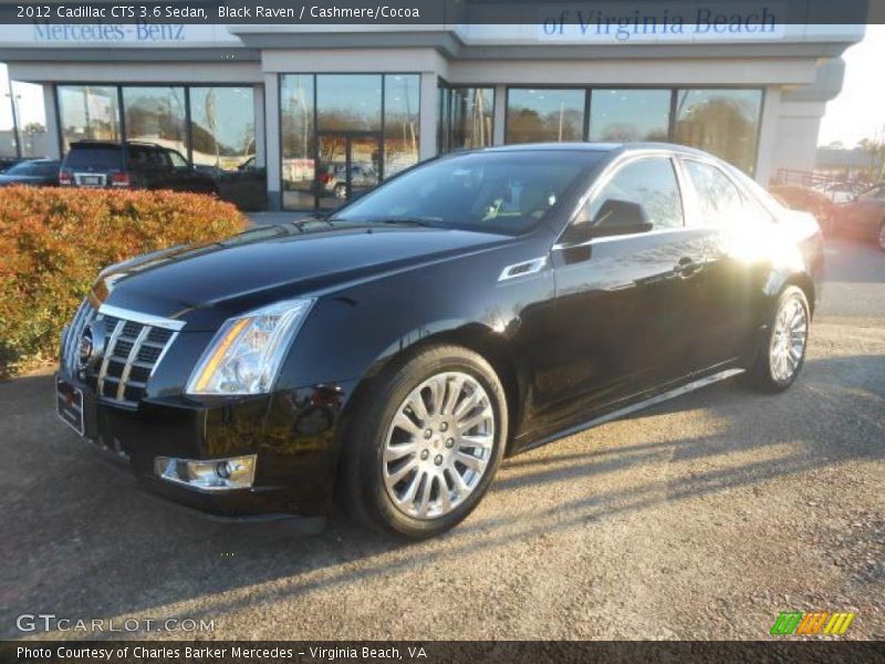 Black Raven / Cashmere/Cocoa 2012 Cadillac CTS 3.6 Sedan