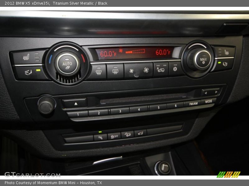 Titanium Silver Metallic / Black 2012 BMW X5 xDrive35i