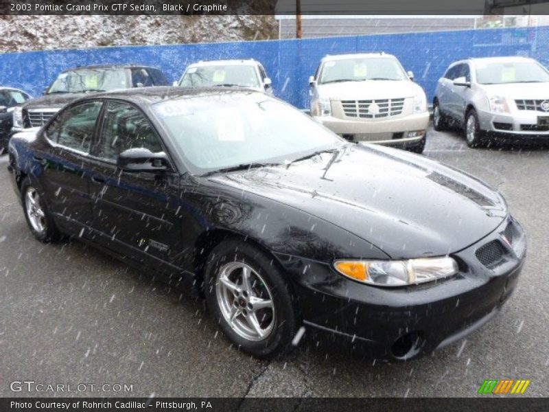 Black / Graphite 2003 Pontiac Grand Prix GTP Sedan