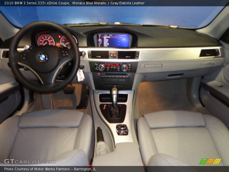 Monaco Blue Metallic / Gray Dakota Leather 2010 BMW 3 Series 335i xDrive Coupe