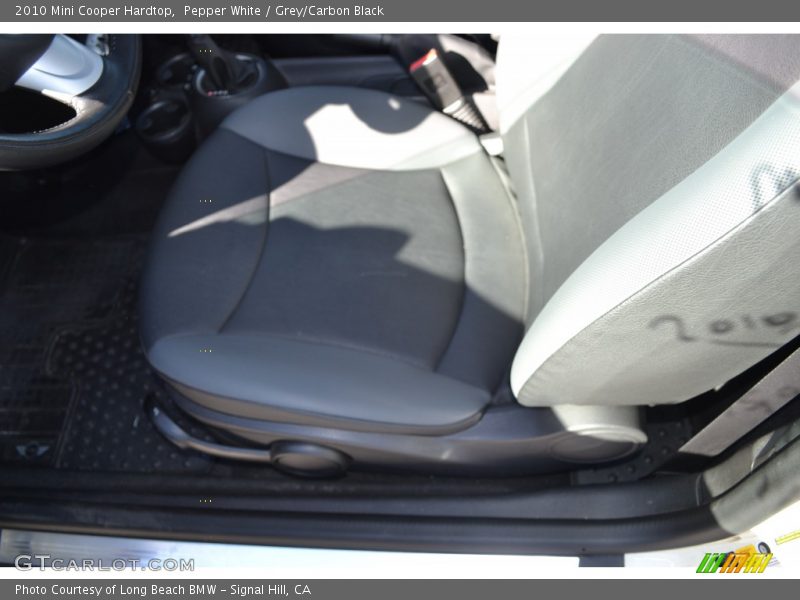 Pepper White / Grey/Carbon Black 2010 Mini Cooper Hardtop