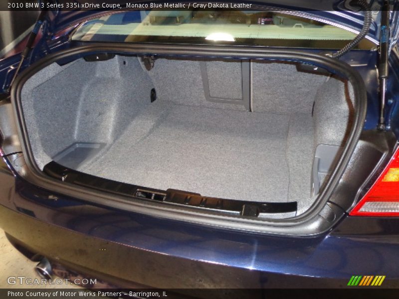 Monaco Blue Metallic / Gray Dakota Leather 2010 BMW 3 Series 335i xDrive Coupe