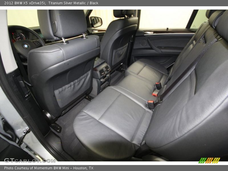 Titanium Silver Metallic / Black 2012 BMW X5 xDrive35i