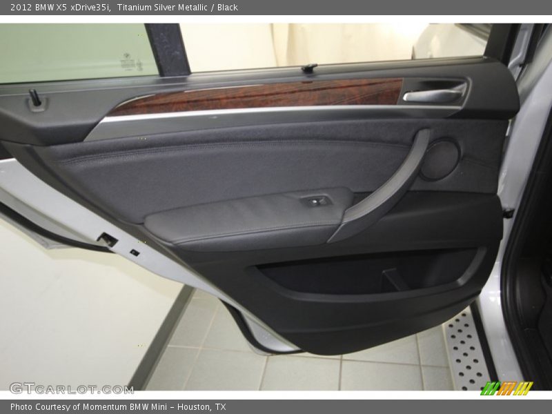 Titanium Silver Metallic / Black 2012 BMW X5 xDrive35i