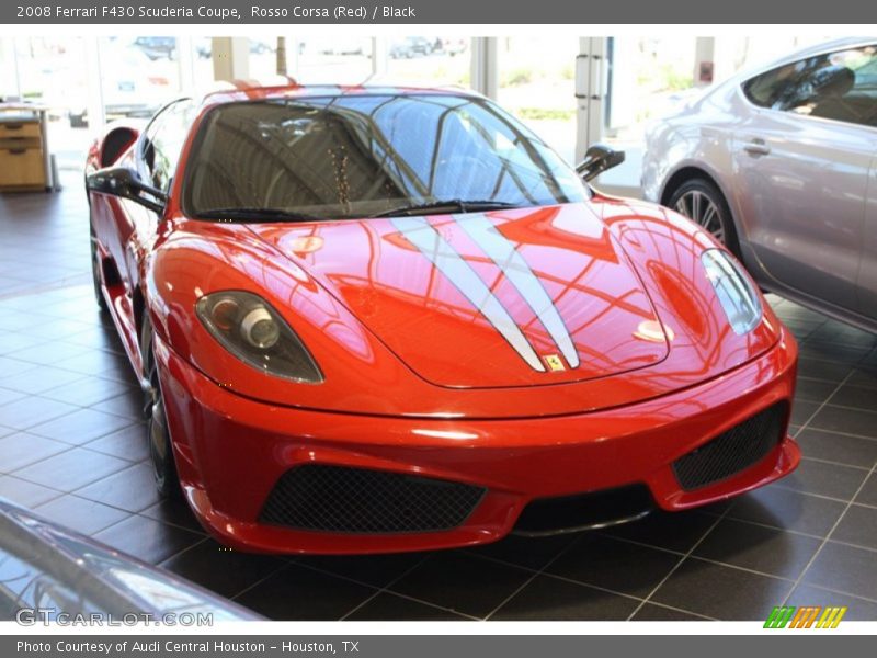 Rosso Corsa (Red) / Black 2008 Ferrari F430 Scuderia Coupe