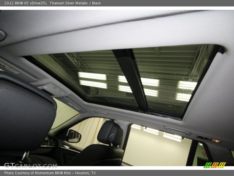 Titanium Silver Metallic / Black 2012 BMW X5 xDrive35i