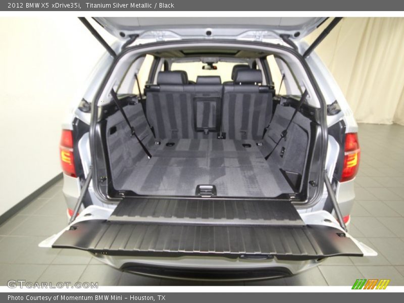 Titanium Silver Metallic / Black 2012 BMW X5 xDrive35i
