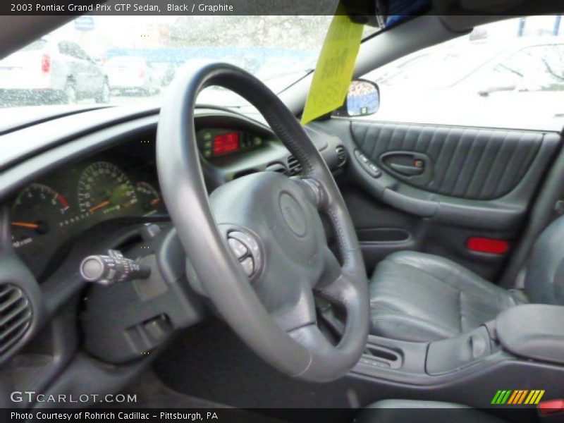 Black / Graphite 2003 Pontiac Grand Prix GTP Sedan