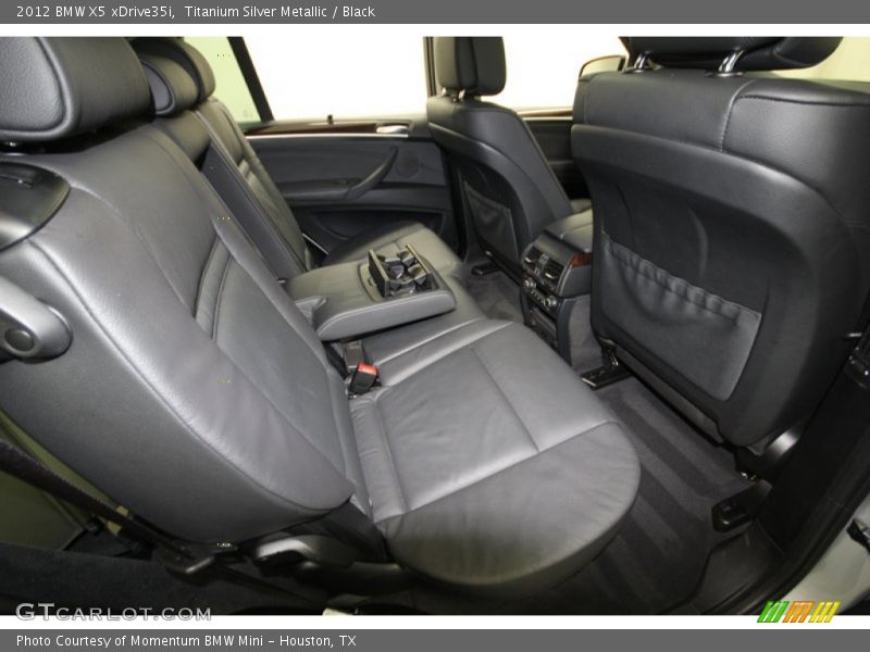 Titanium Silver Metallic / Black 2012 BMW X5 xDrive35i