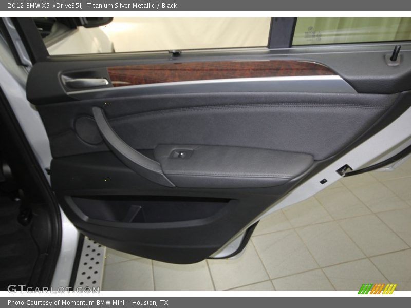 Titanium Silver Metallic / Black 2012 BMW X5 xDrive35i