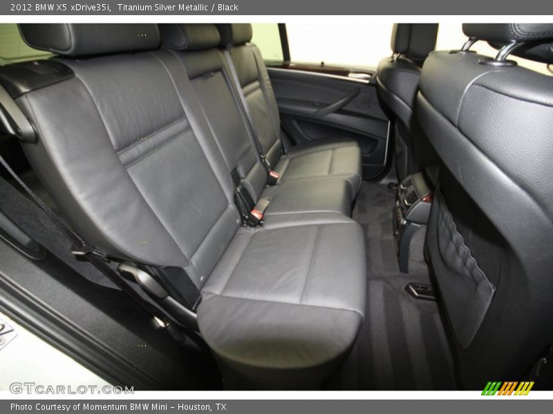 Titanium Silver Metallic / Black 2012 BMW X5 xDrive35i