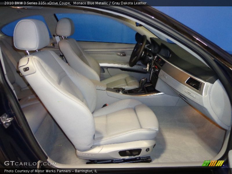 Monaco Blue Metallic / Gray Dakota Leather 2010 BMW 3 Series 335i xDrive Coupe
