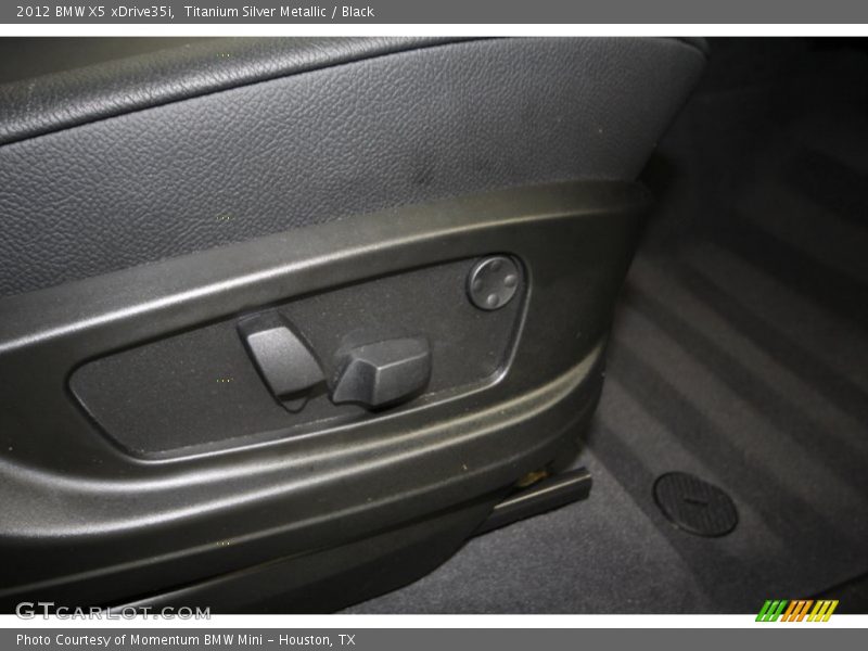 Titanium Silver Metallic / Black 2012 BMW X5 xDrive35i