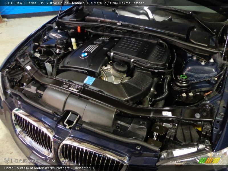 Monaco Blue Metallic / Gray Dakota Leather 2010 BMW 3 Series 335i xDrive Coupe