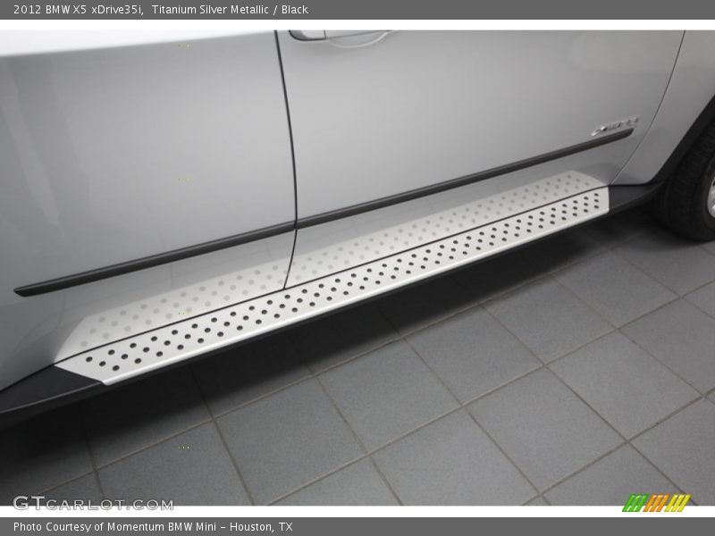 Titanium Silver Metallic / Black 2012 BMW X5 xDrive35i