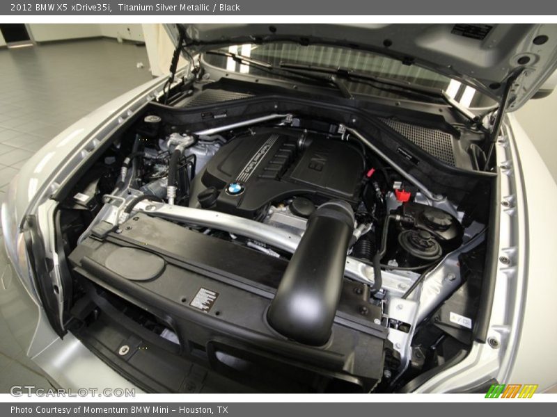 Titanium Silver Metallic / Black 2012 BMW X5 xDrive35i