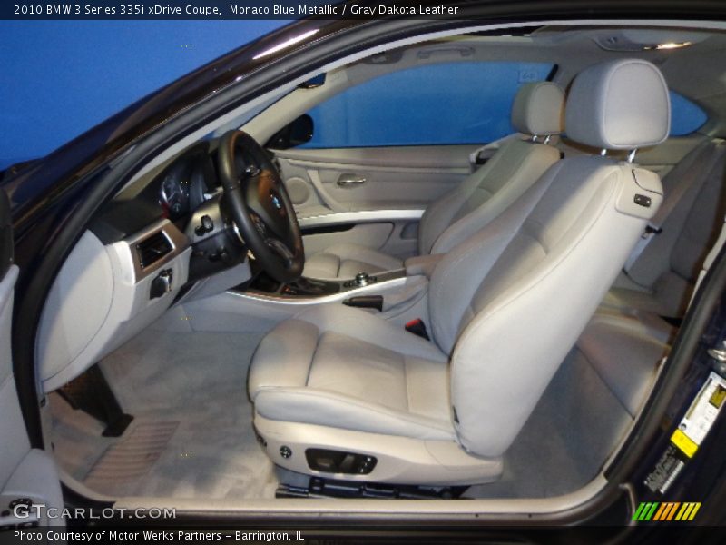 Monaco Blue Metallic / Gray Dakota Leather 2010 BMW 3 Series 335i xDrive Coupe