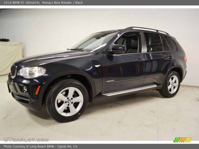 Monaco Blue Metallic / Black 2010 BMW X5 xDrive30i