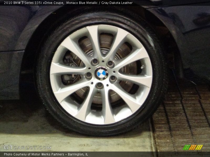 Monaco Blue Metallic / Gray Dakota Leather 2010 BMW 3 Series 335i xDrive Coupe