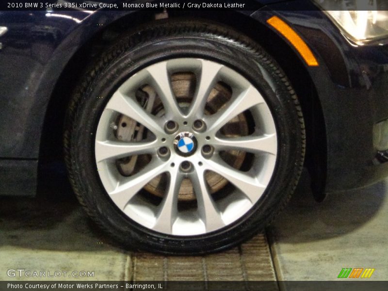 Monaco Blue Metallic / Gray Dakota Leather 2010 BMW 3 Series 335i xDrive Coupe