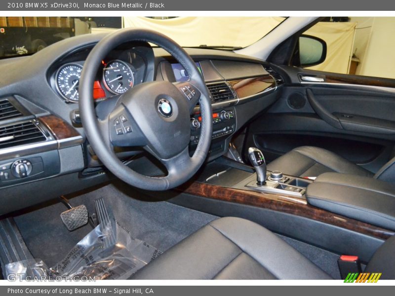 Monaco Blue Metallic / Black 2010 BMW X5 xDrive30i
