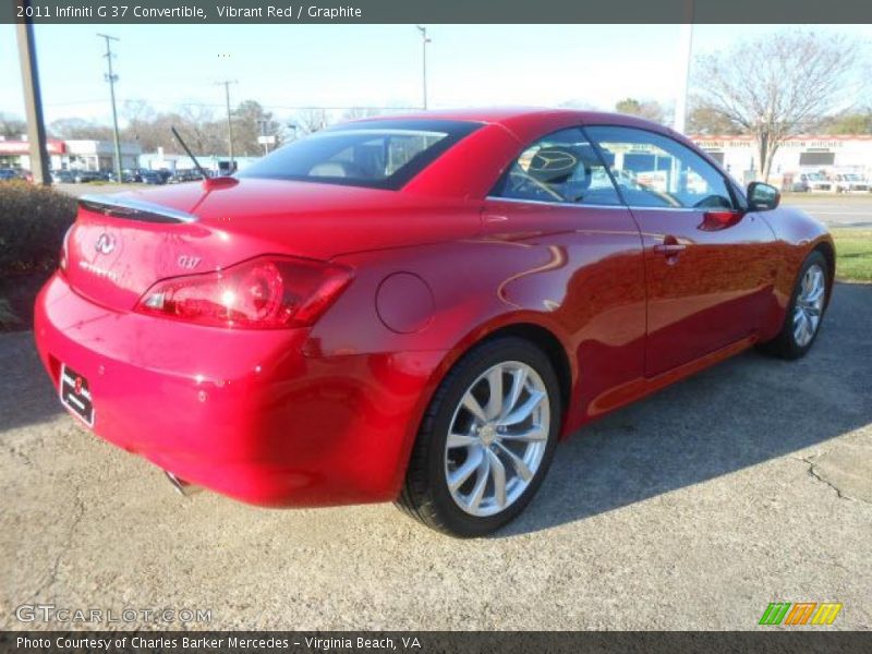 Vibrant Red / Graphite 2011 Infiniti G 37 Convertible