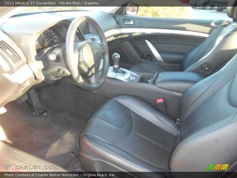 Vibrant Red / Graphite 2011 Infiniti G 37 Convertible