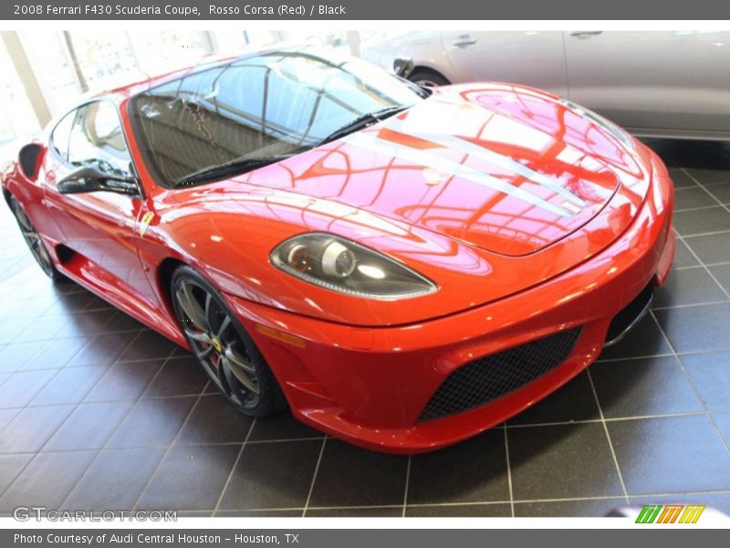 Rosso Corsa (Red) / Black 2008 Ferrari F430 Scuderia Coupe