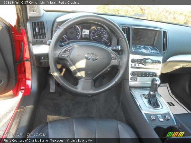 Vibrant Red / Graphite 2011 Infiniti G 37 Convertible