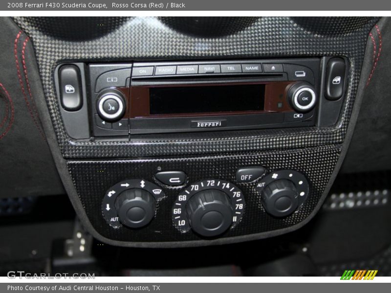 Controls of 2008 F430 Scuderia Coupe