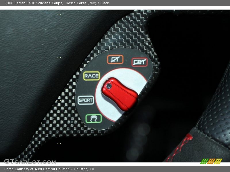 Controls of 2008 F430 Scuderia Coupe