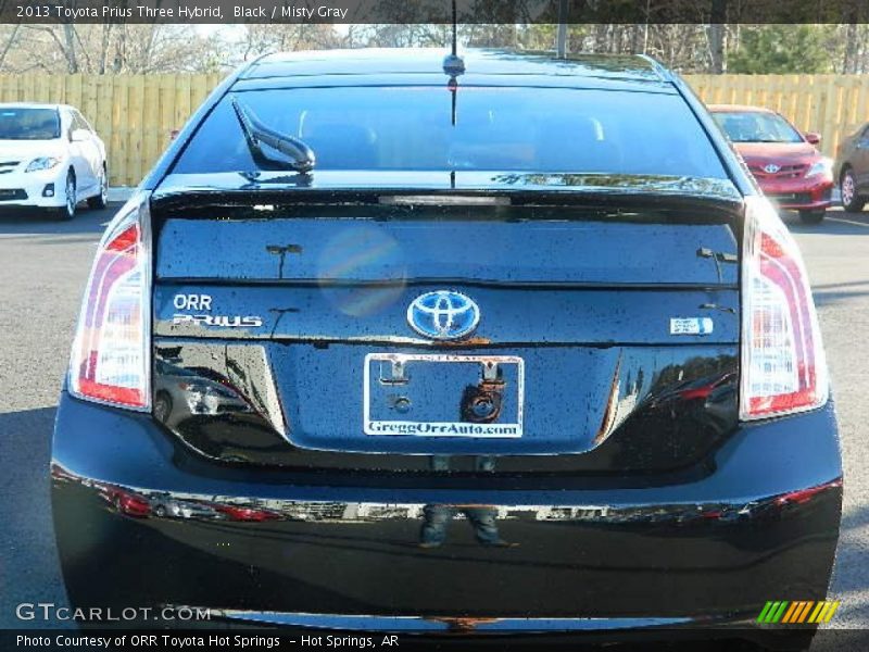 Black / Misty Gray 2013 Toyota Prius Three Hybrid