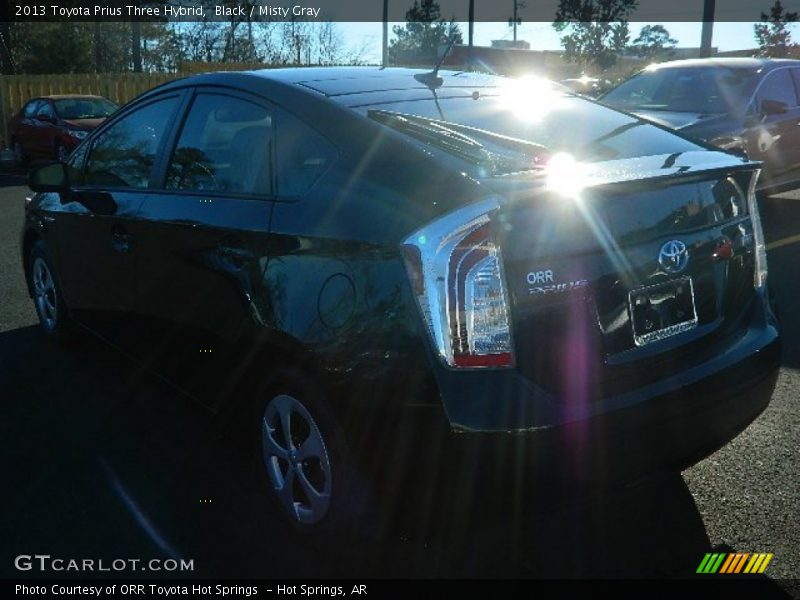 Black / Misty Gray 2013 Toyota Prius Three Hybrid