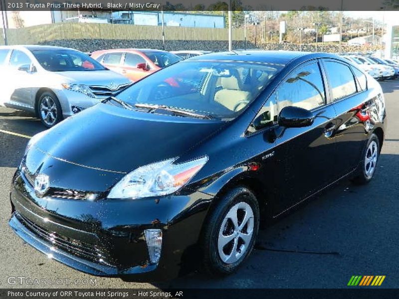 Black / Misty Gray 2013 Toyota Prius Three Hybrid