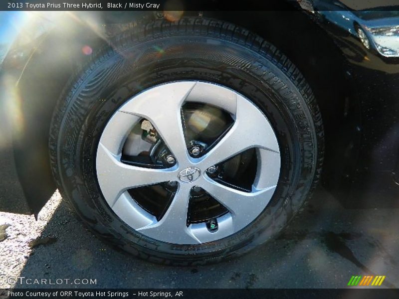 Black / Misty Gray 2013 Toyota Prius Three Hybrid