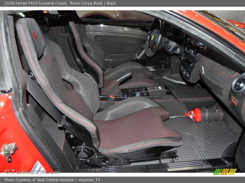 Front Seat of 2008 F430 Scuderia Coupe