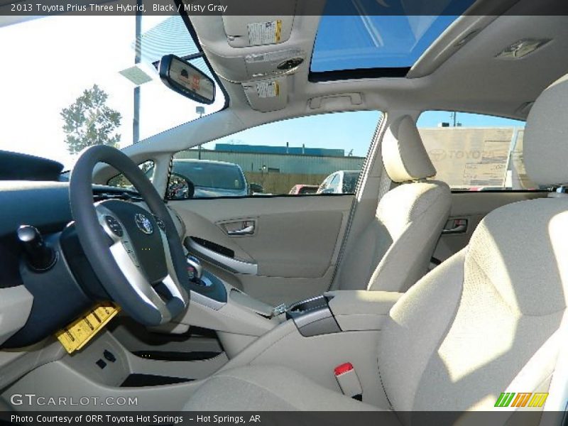 Black / Misty Gray 2013 Toyota Prius Three Hybrid