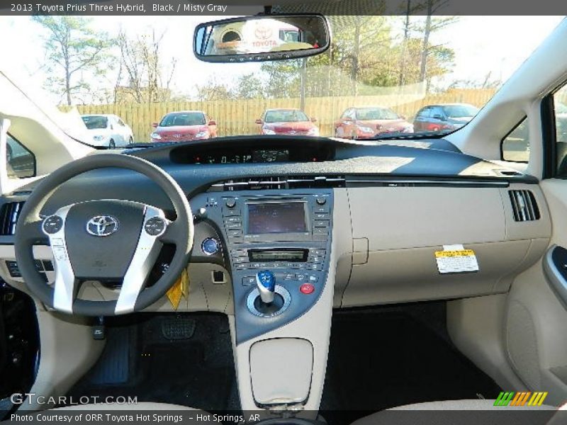 Black / Misty Gray 2013 Toyota Prius Three Hybrid