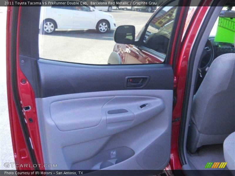 Barcelona Red Metallic / Graphite Gray 2011 Toyota Tacoma V6 PreRunner Double Cab