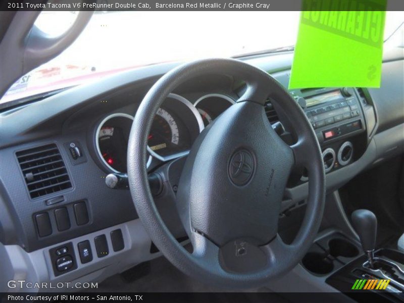 Barcelona Red Metallic / Graphite Gray 2011 Toyota Tacoma V6 PreRunner Double Cab