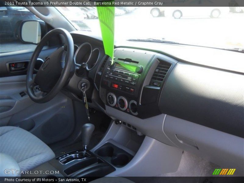 Barcelona Red Metallic / Graphite Gray 2011 Toyota Tacoma V6 PreRunner Double Cab