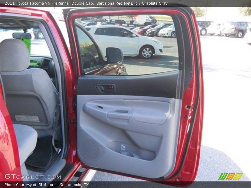 Barcelona Red Metallic / Graphite Gray 2011 Toyota Tacoma V6 PreRunner Double Cab