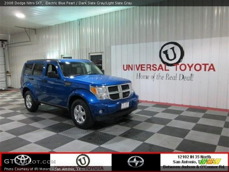 Electric Blue Pearl / Dark Slate Gray/Light Slate Gray 2008 Dodge Nitro SXT