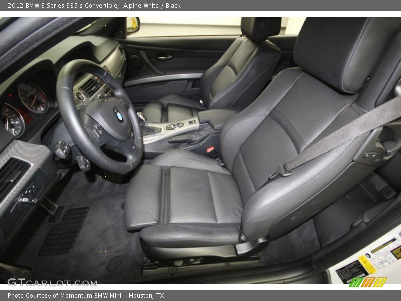 Front Seat of 2012 3 Series 335is Convertible