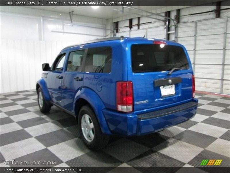 Electric Blue Pearl / Dark Slate Gray/Light Slate Gray 2008 Dodge Nitro SXT