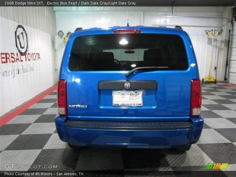 Electric Blue Pearl / Dark Slate Gray/Light Slate Gray 2008 Dodge Nitro SXT